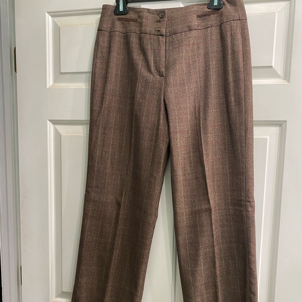 Brown Tweed Slacks - image 1